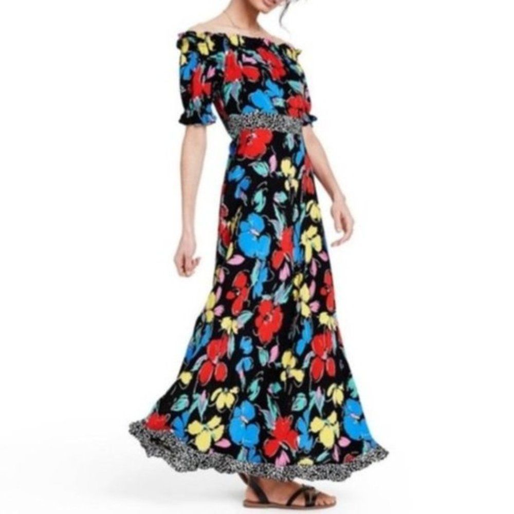 Rixo X Target Floral Off Shoulder Dress